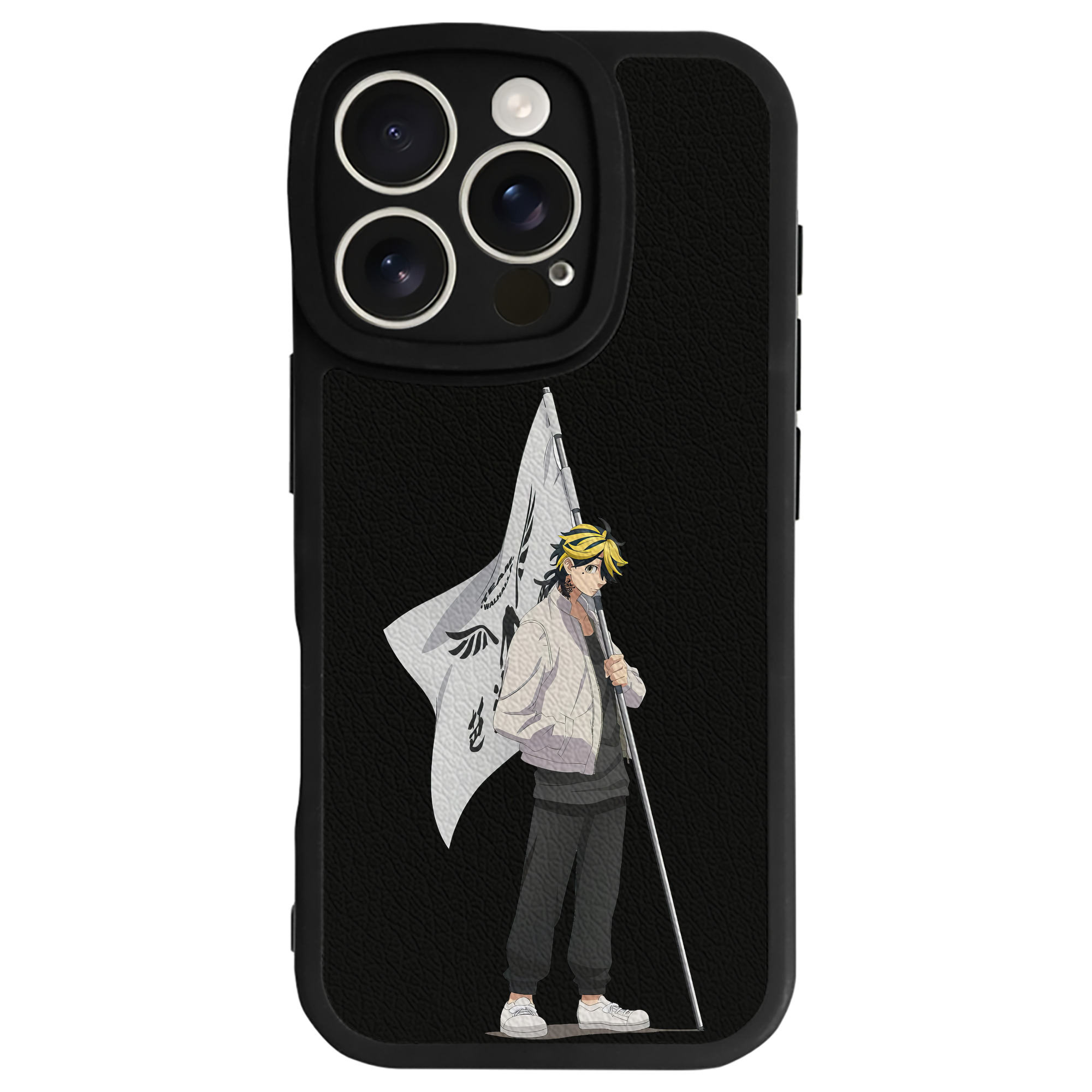（画像用） 東京リベンジャーズ Tokyo Revengers 【iPhone 16シリーズ対応】シリコンスマホケース（レザー調） 材質：シリコン